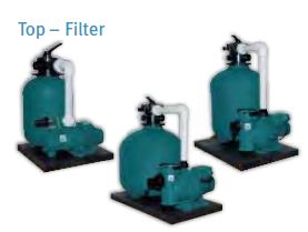 Espa Filteranlagen mit Blaumar S1 60-10M